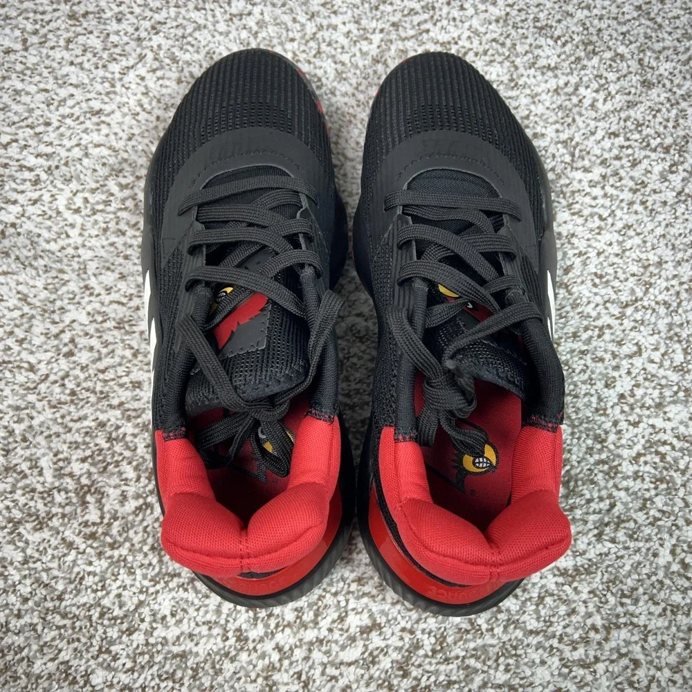 Adidas Shoes Mens Size 11 Black Louisville Cardinals Pro Bounce Basketball Low
